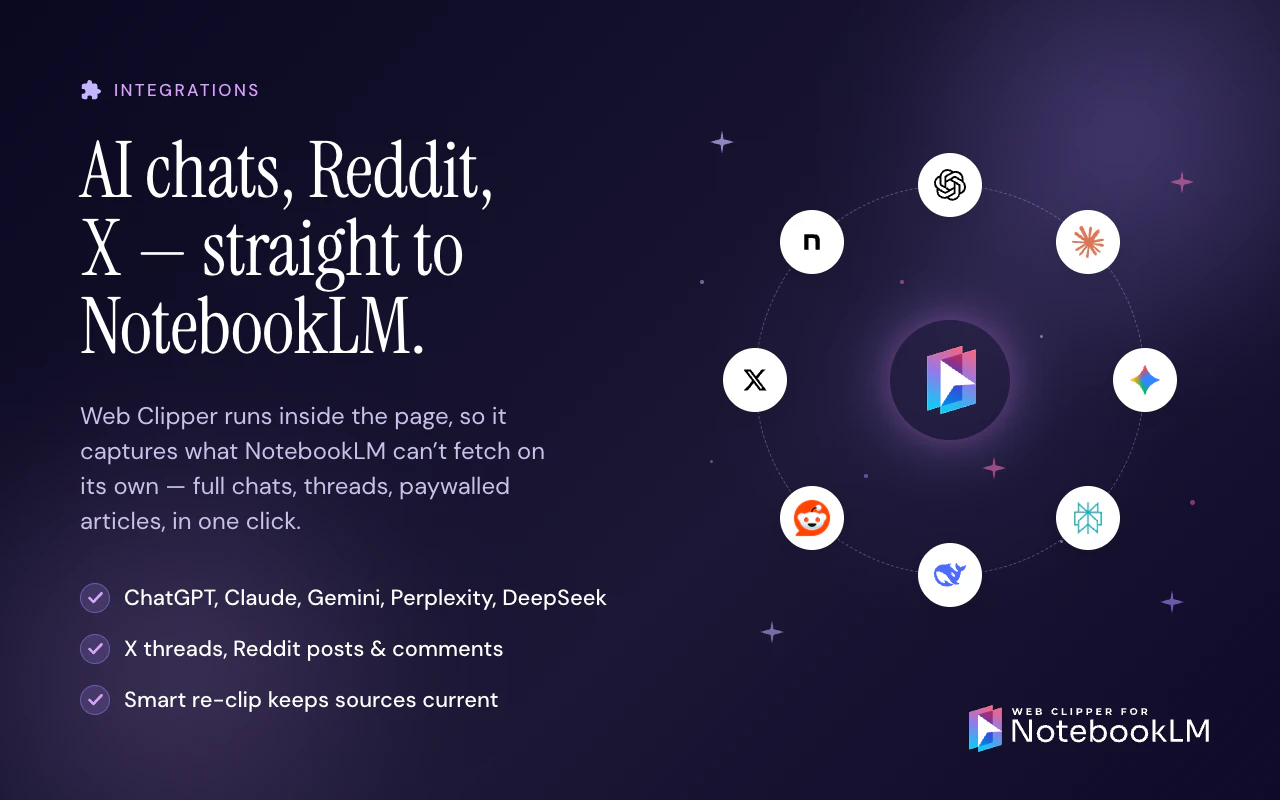 Web Clipper for NotebookLM screenshot 4