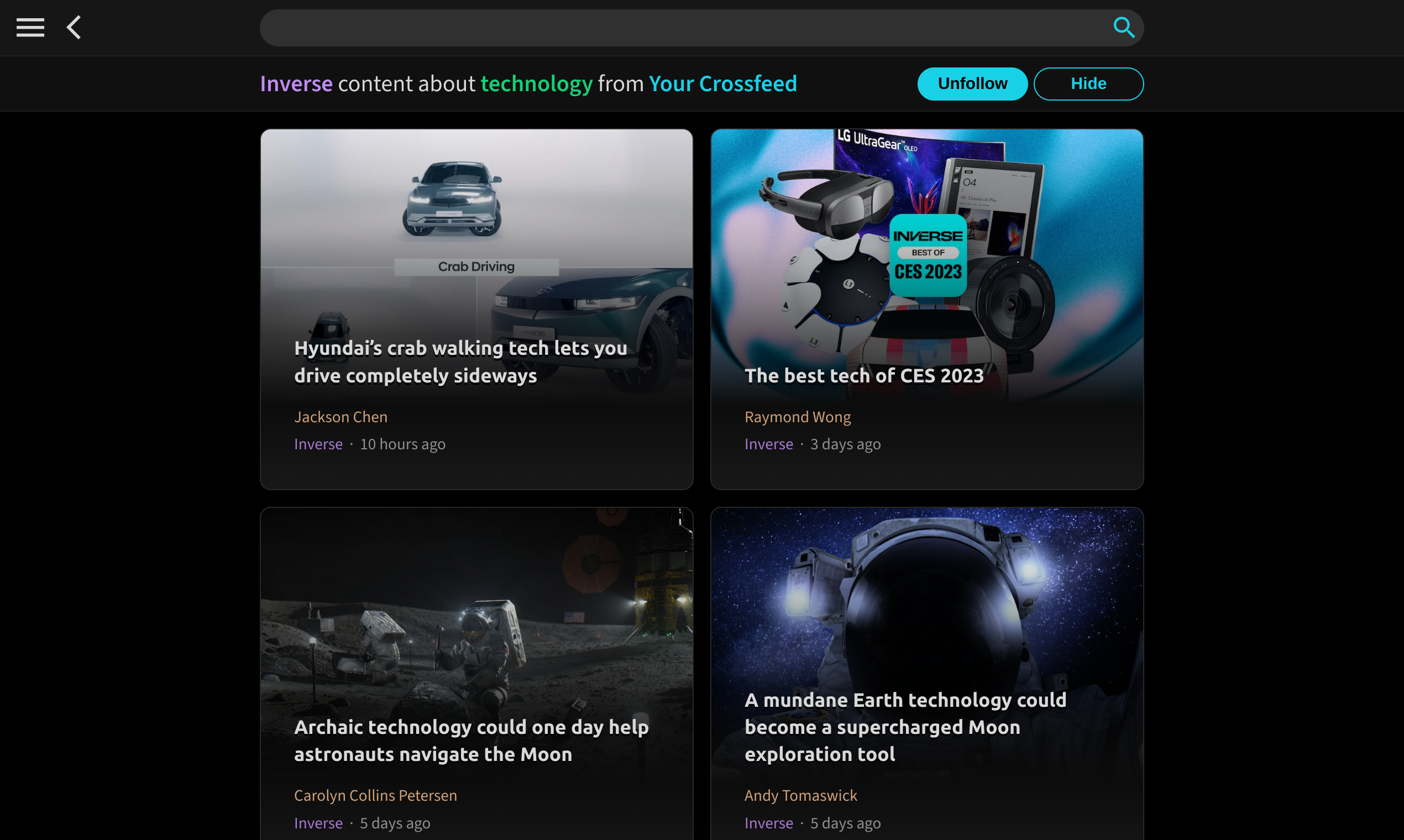 Crossfeed - Volg en filter nieuws, RSS, YouTube en meer media 3