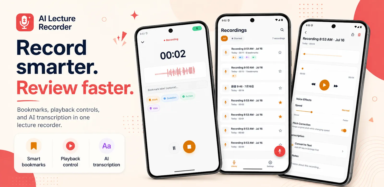 AI Lecture Recorder screenshot 1