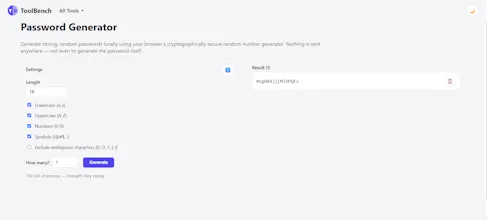ToolBenchApp gallery image