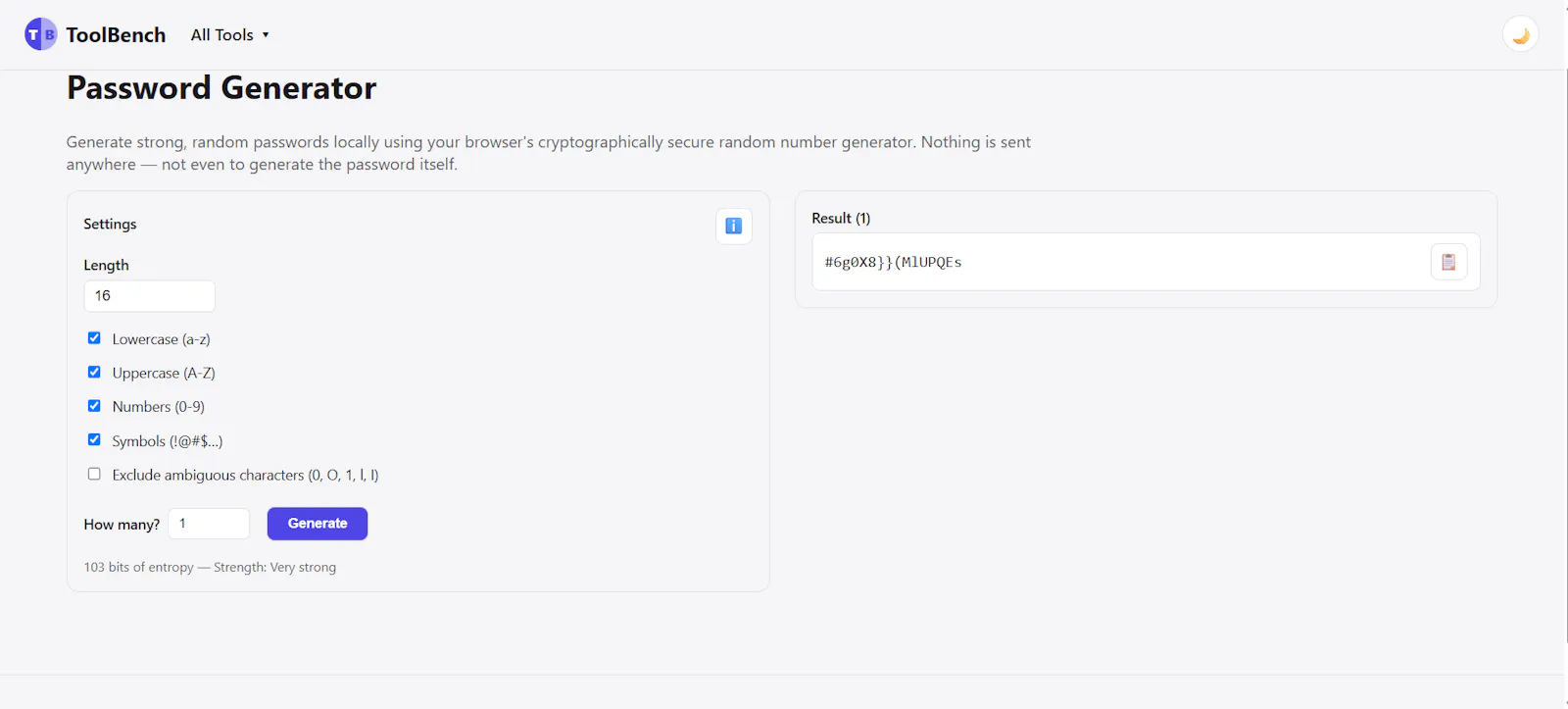 ToolBenchApp screenshot 3