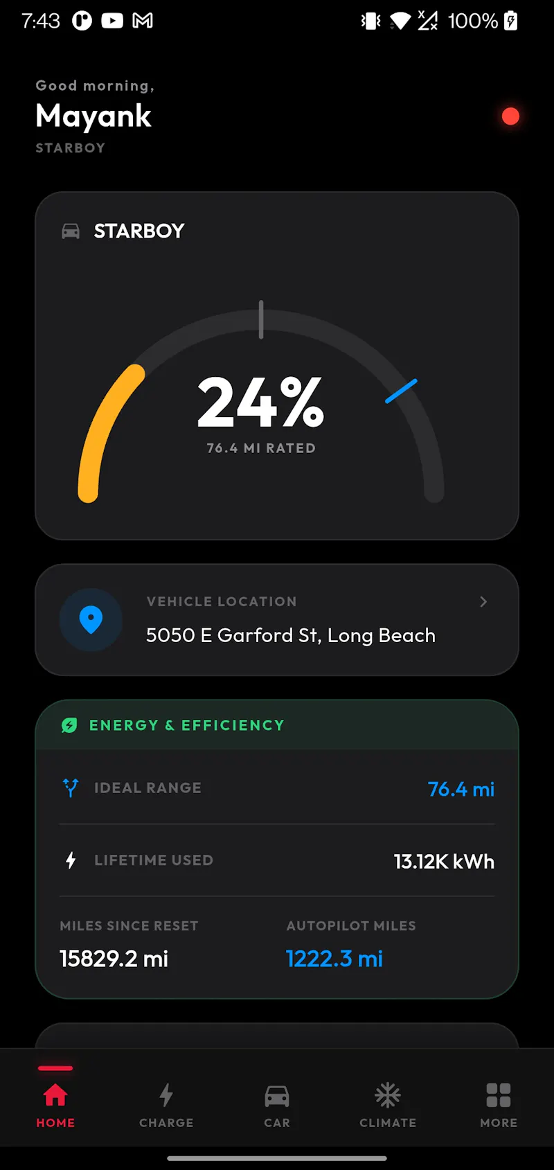 Zolt - Tesla Companion App screenshot 4