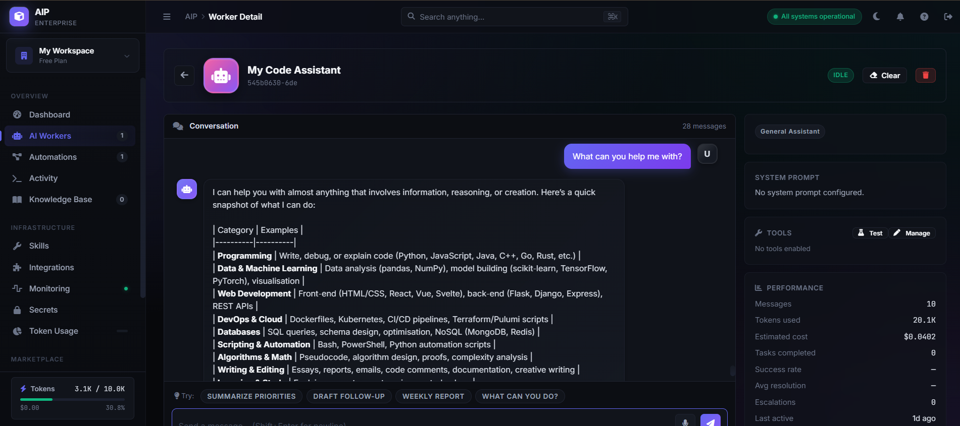 Agentic Infrastructure Platform gallery image