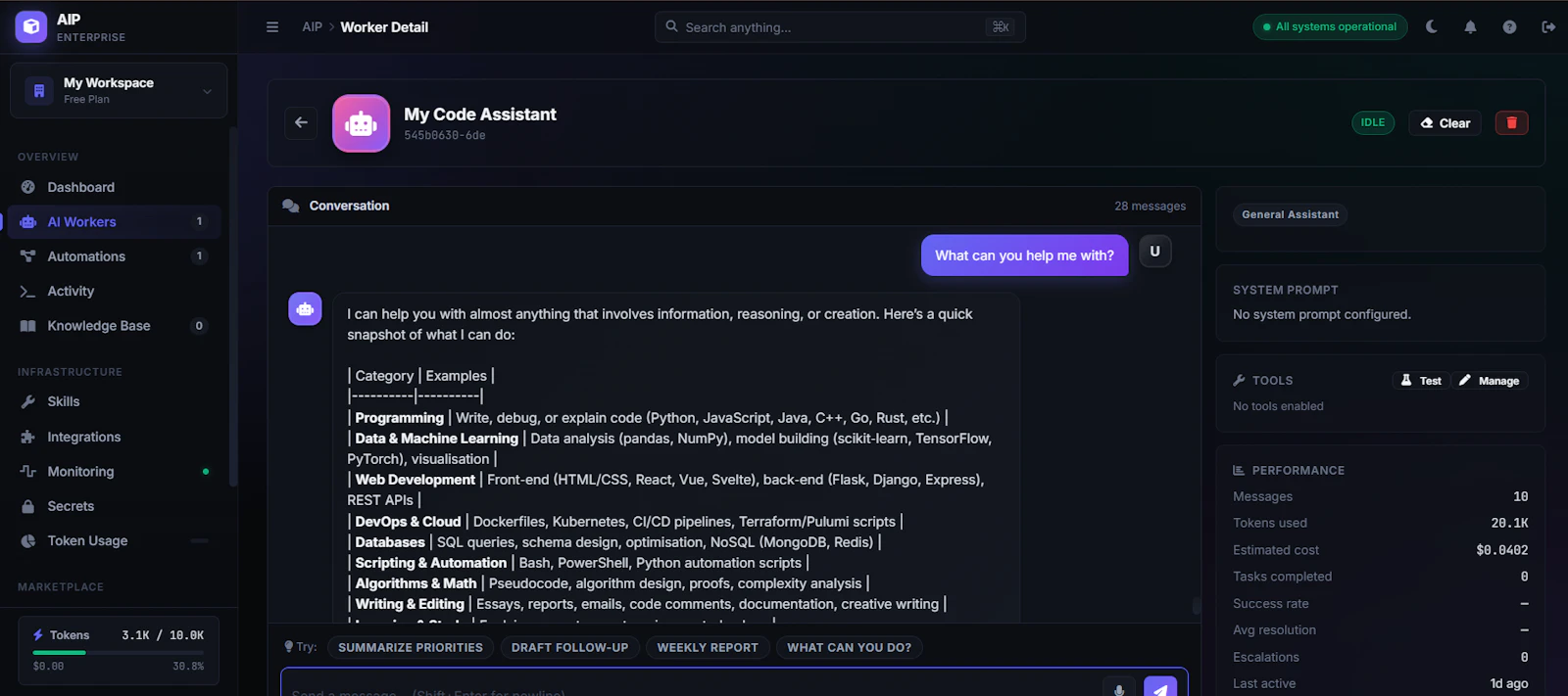 Agentic Infrastructure Platform screenshot 5