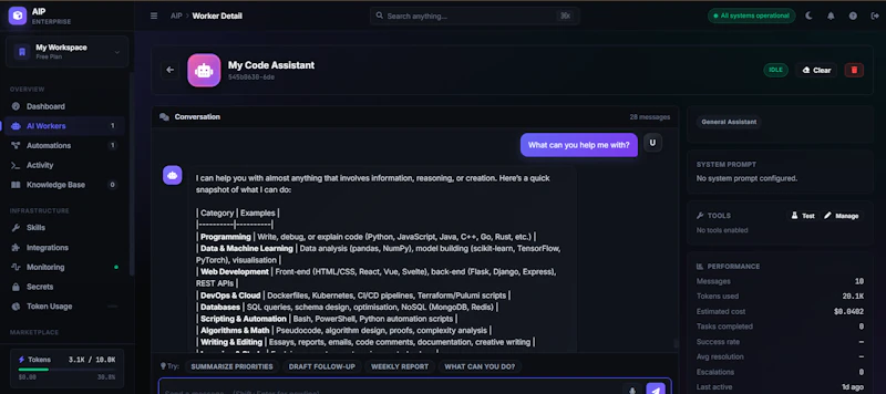 Agentic Infrastructure Platform screenshot 5