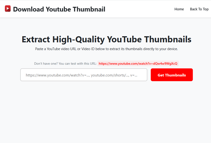 Youtube Thumbnail Downloader gallery image