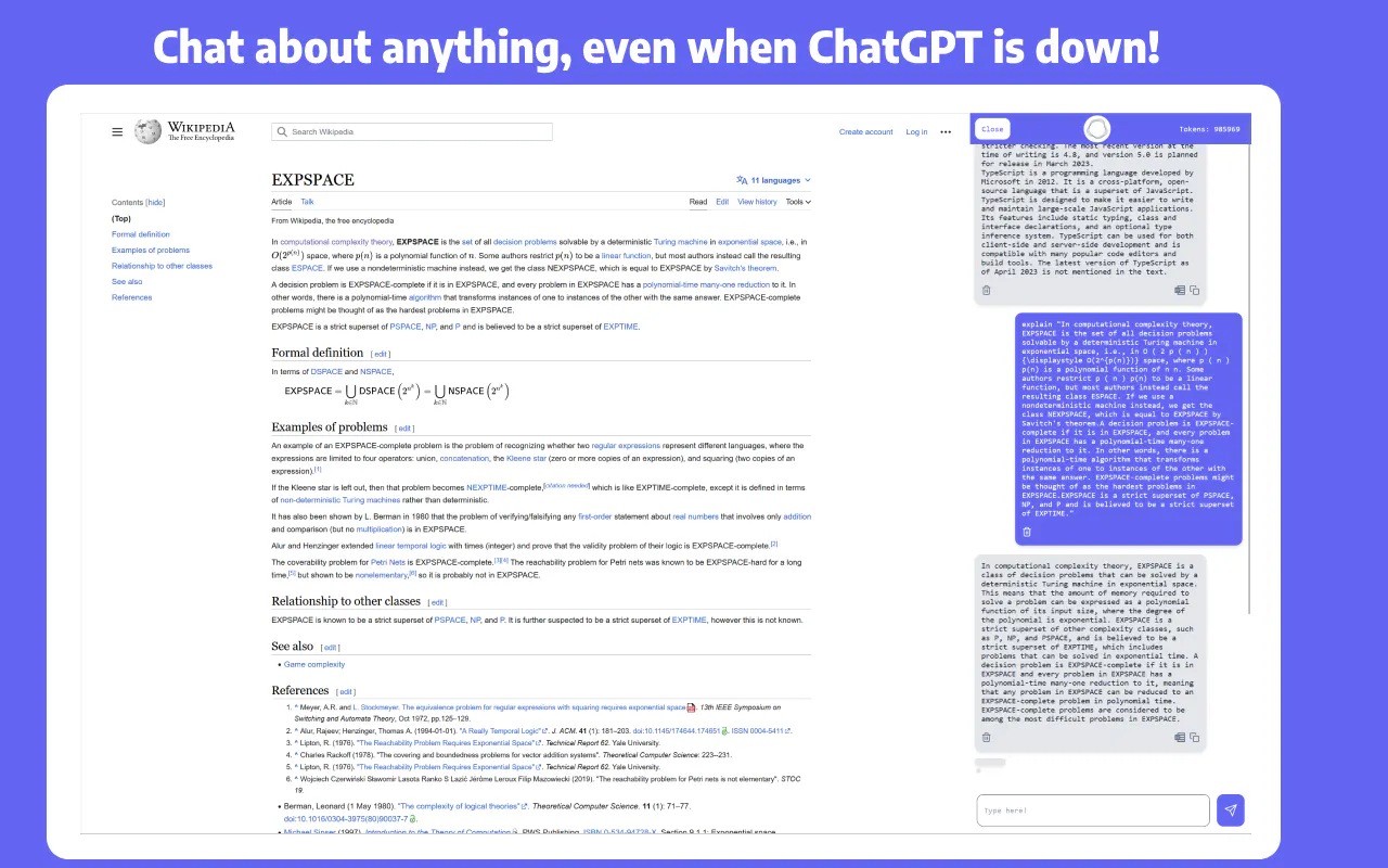 Enigma - ChatGPT Sidebar Extension gallery image