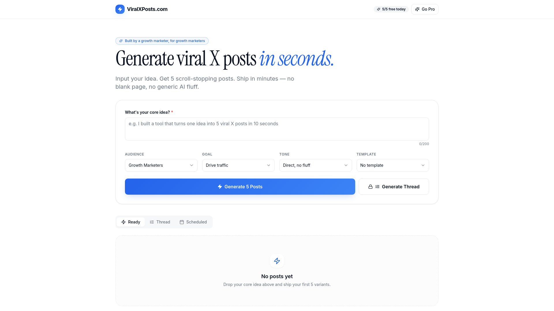 ViralXPosts.com - viral X post generator gallery image