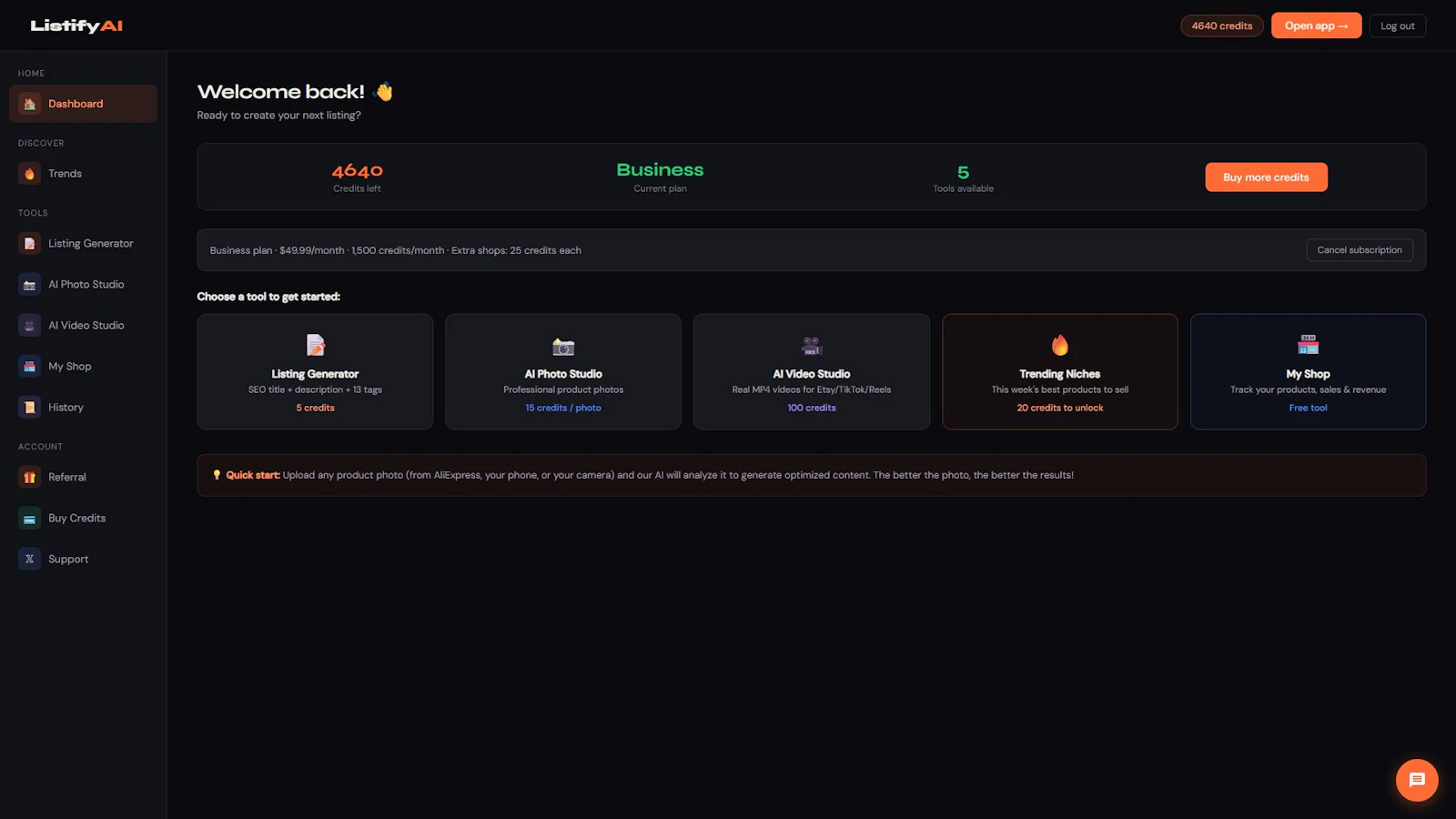 ListifyAI screenshot 1