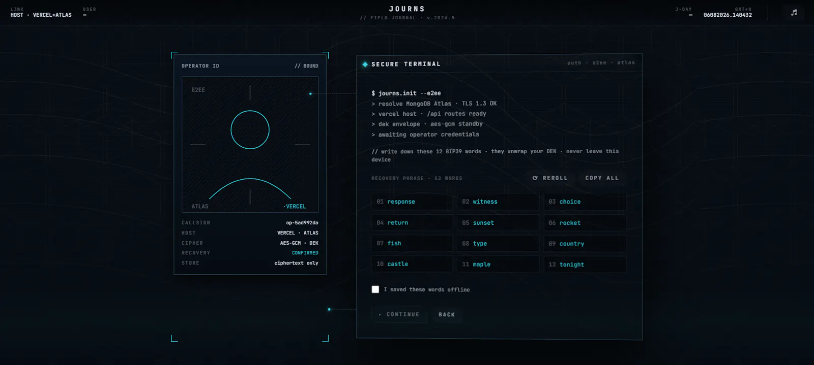 Journs screenshot 1