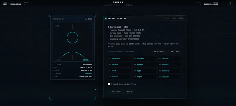 Journs screenshot 1
