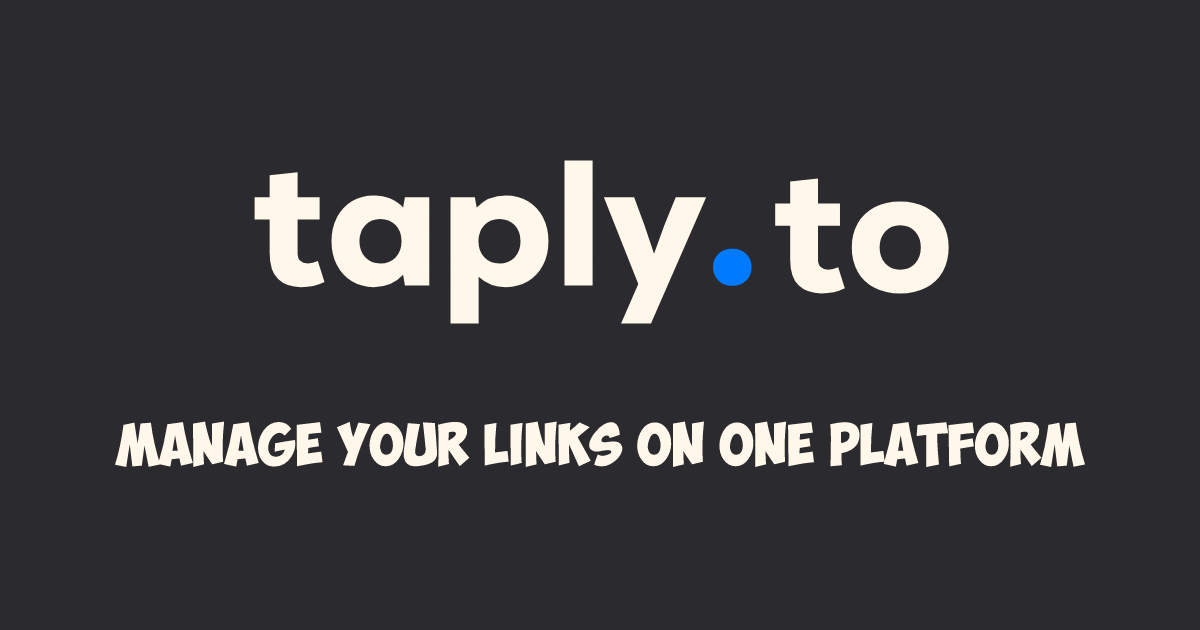 Taply.to - 하나의 플랫폼에서 링크를 관리하십시오 미디어 1