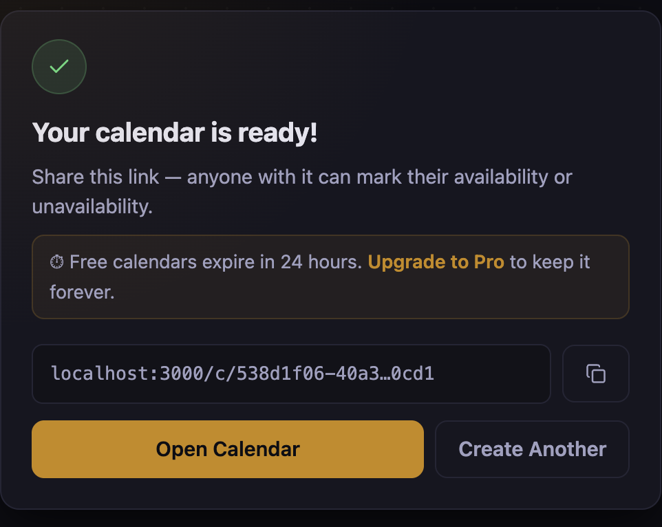 OurCalendar gallery image
