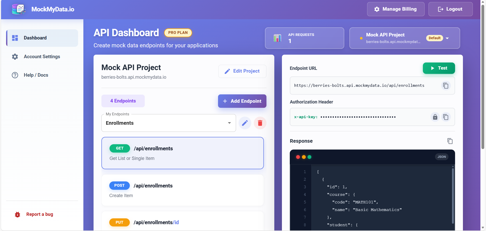 MockMyData.io gallery image