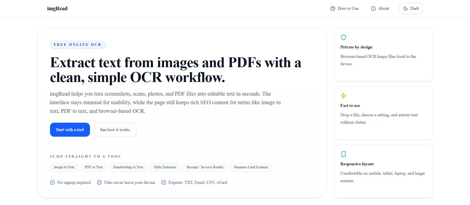 imgRead screenshot 2