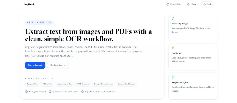 imgRead screenshot 2
