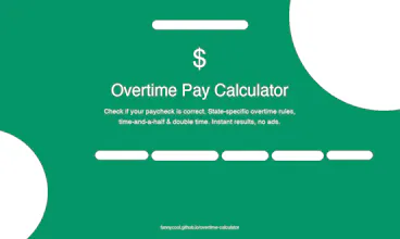 Overtime Pay Calculator gallery image