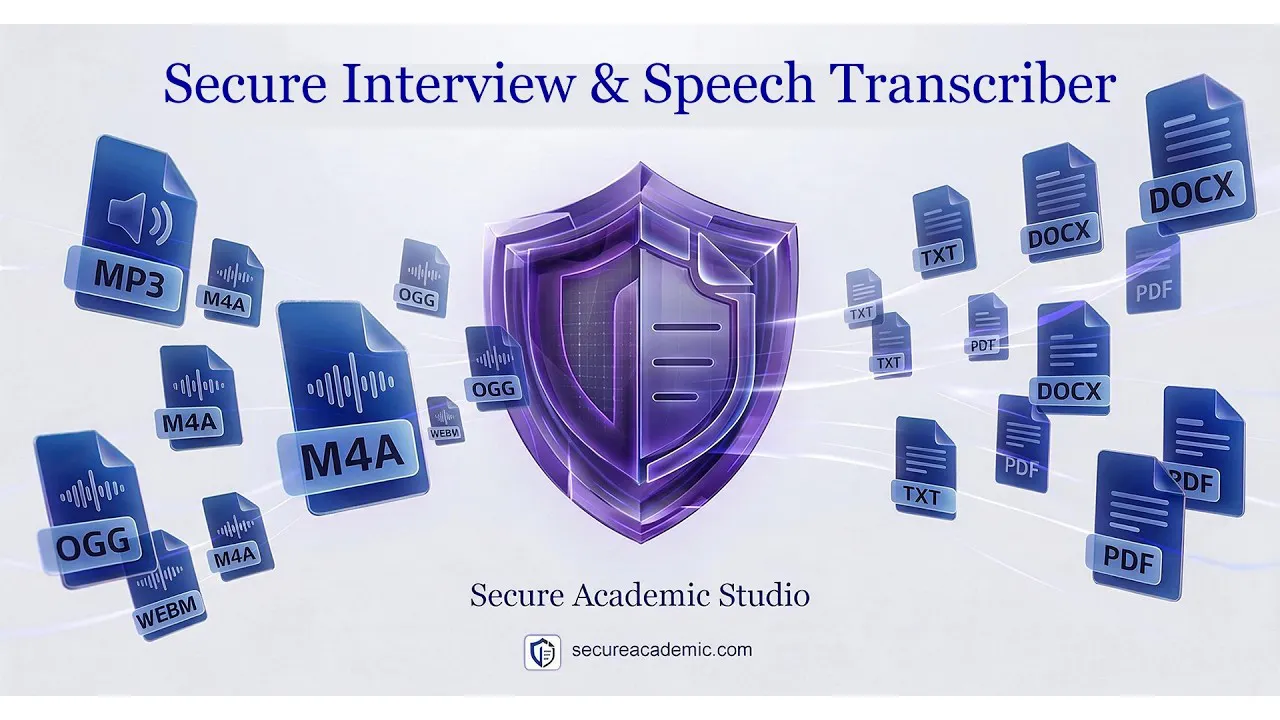 Secure Interview & Speech Transcriber gallery image