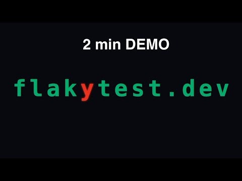 startuptile FlakyTest.dev-Help teams manage flaky tests