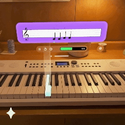 Mídia 4 de Simplesmente piano para a Apple Vision Pro - Uma maneira totalmente nova de aprender piano