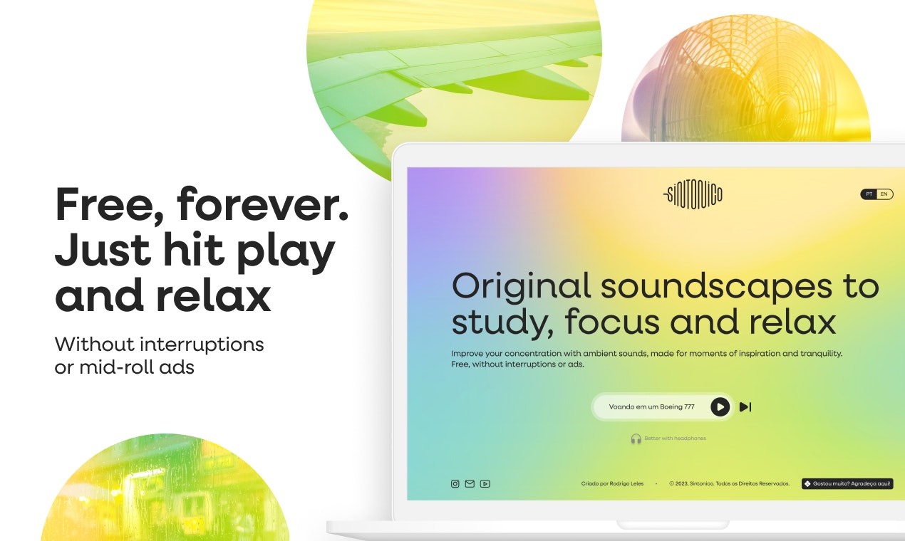 Harmonie - 1 klik voor ontspannende en geluidsmaskerende soundscapes media 4