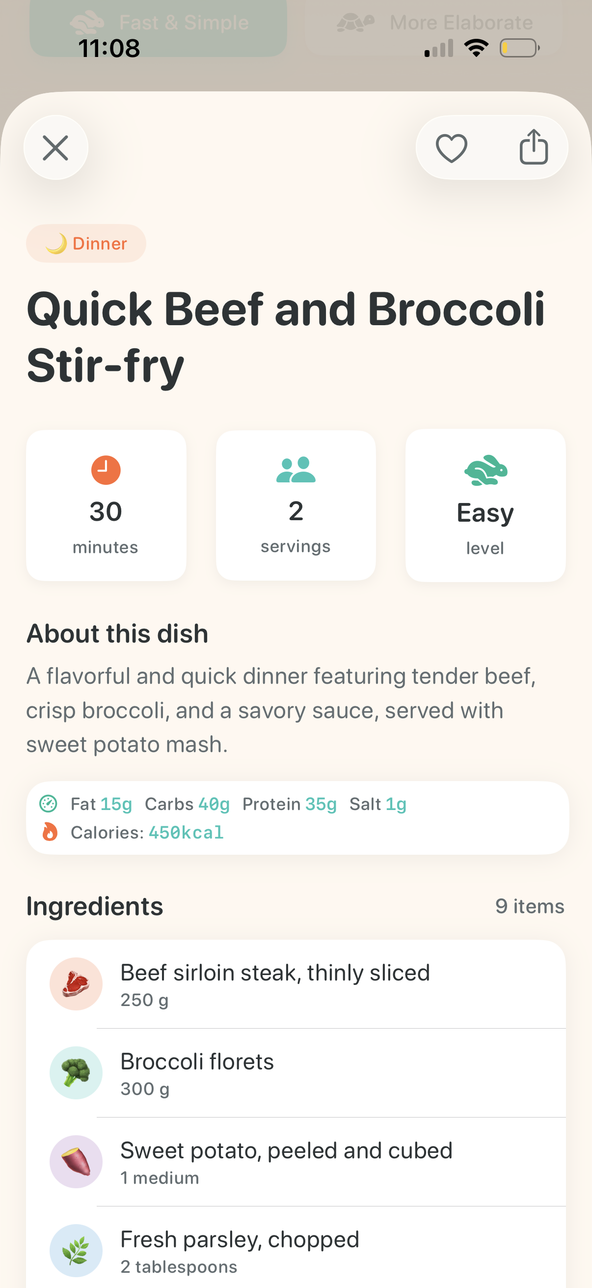MealSpark - Screenshot 3 showing product features and functionality