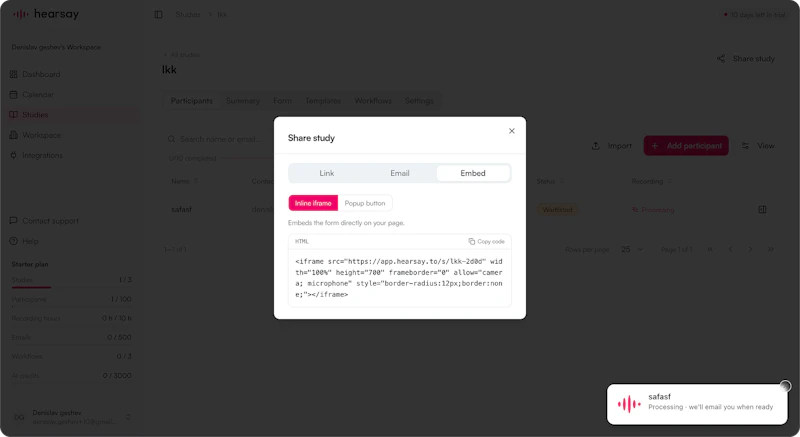 Hearsay.to screenshot 8