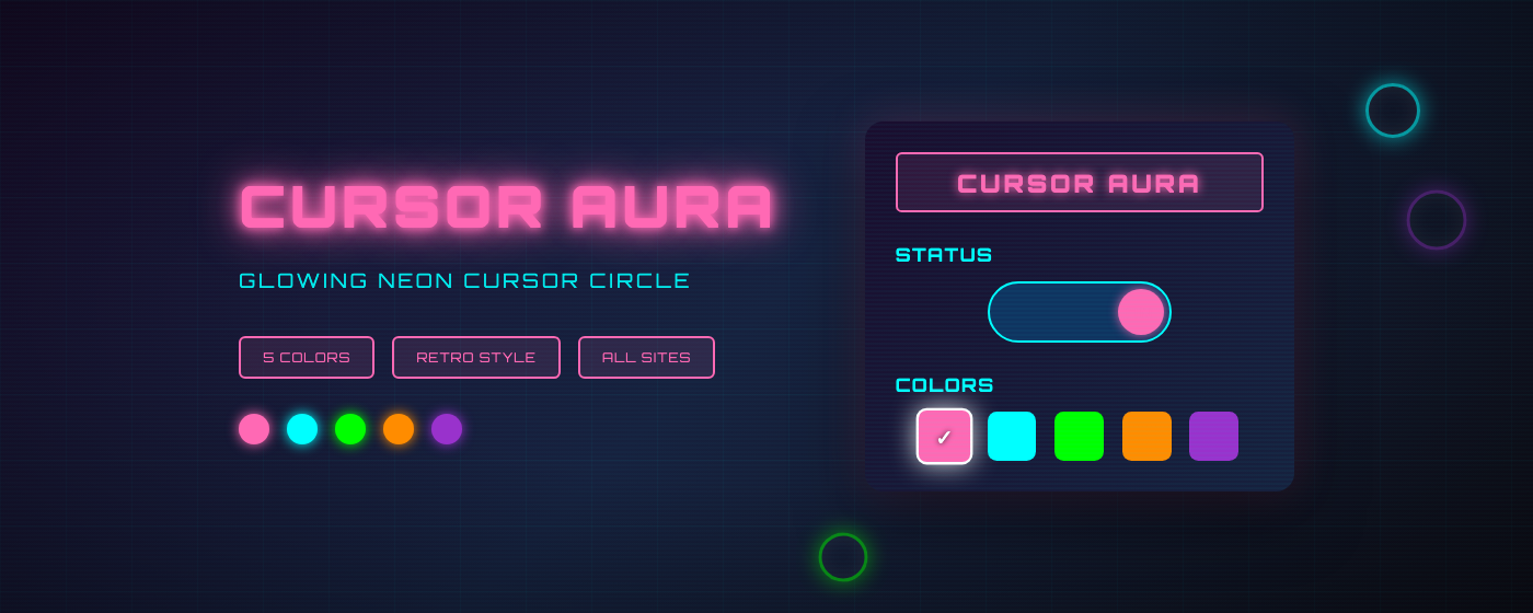 Cursor Aura - Screenshot 2 showing product features and functionality