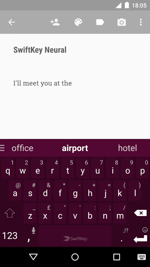 Swiftkey Neural Alpha Image