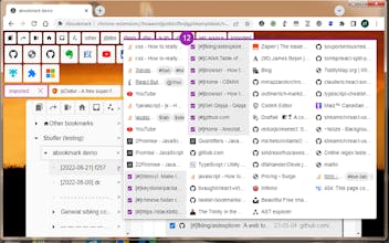 Abookmark 0.36 with side panel gallery image