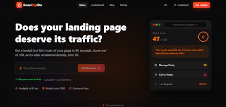 RoastMySite gallery image