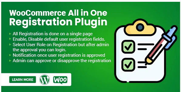 All in One Registration Plugin