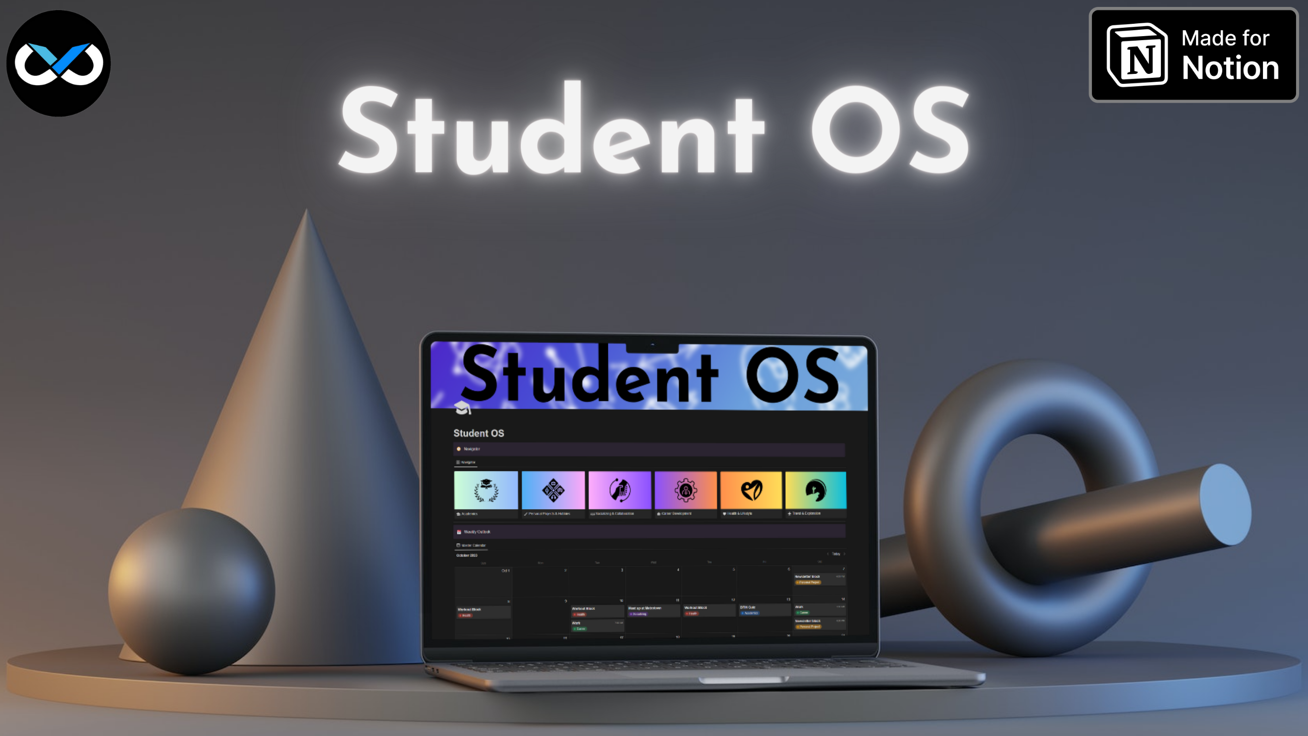 startuptile Student OS-The ultimate Notion organization system to ace student life