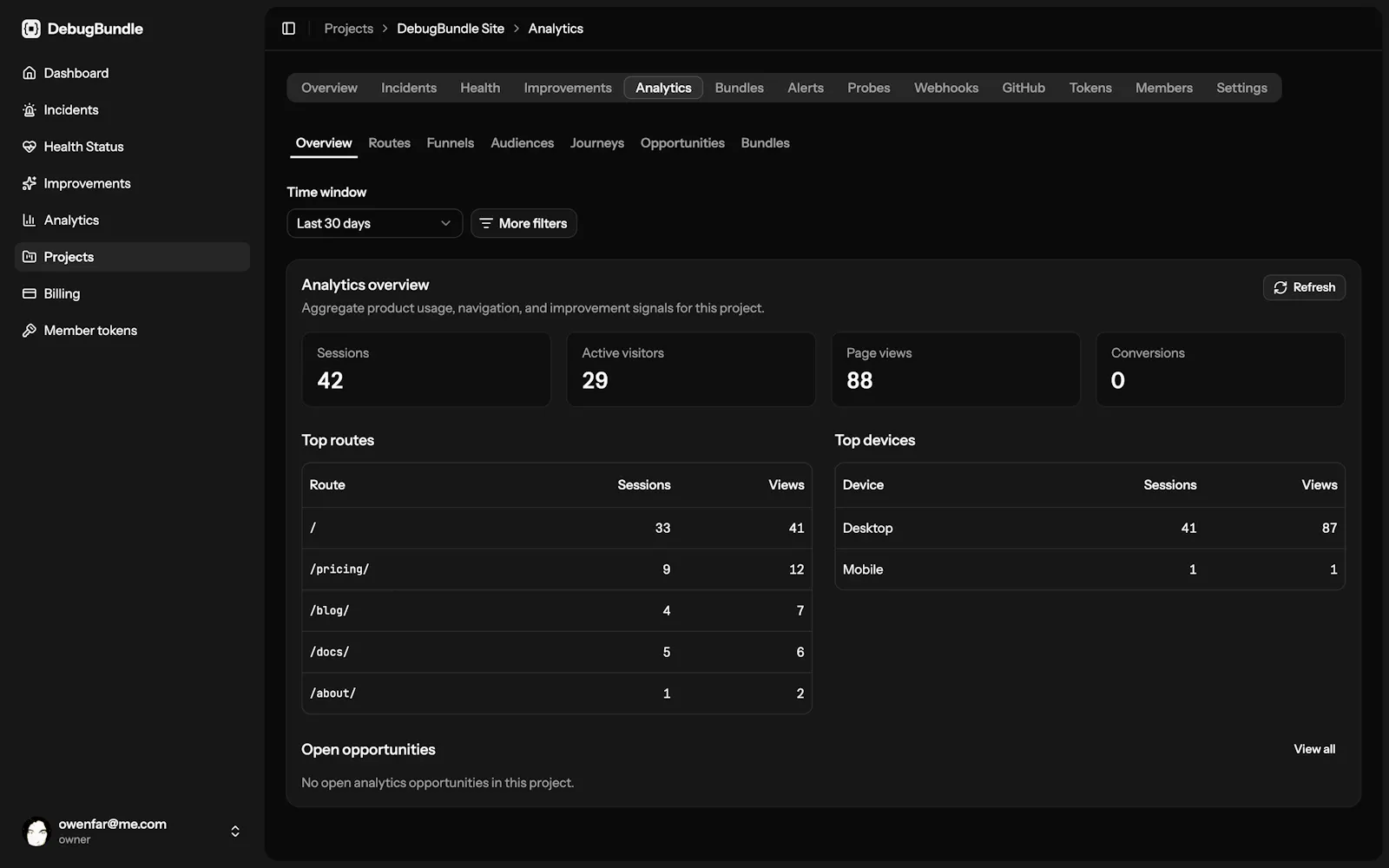 DebugBundle screenshot 6