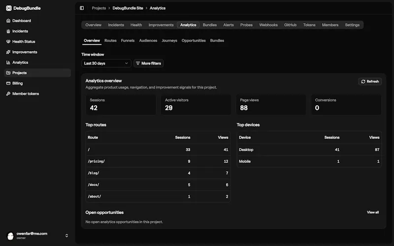 DebugBundle screenshot 6
