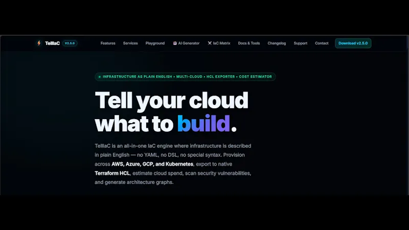 TellIaC (Human Infrastructure as Code) screenshot 1 (video preview)
