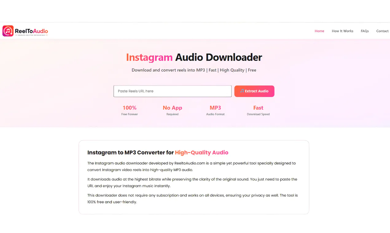 Reel to Audio gallery image