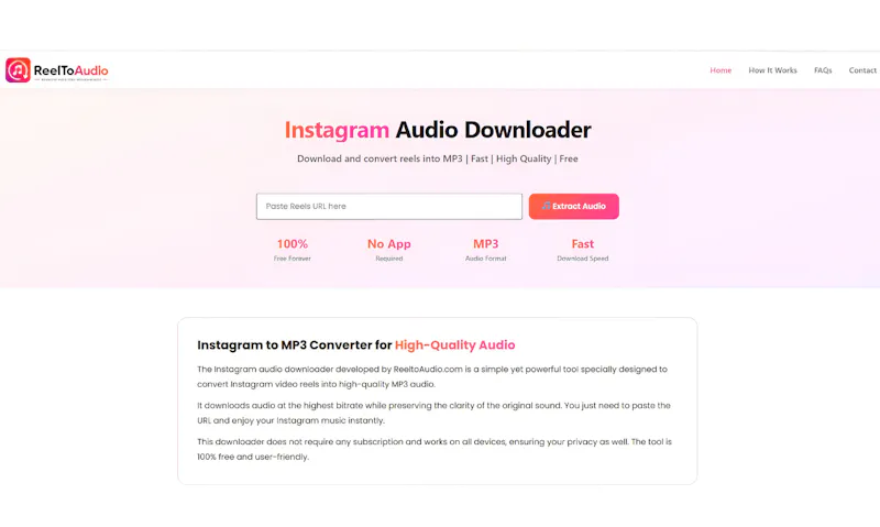 Reel to Audio screenshot 1