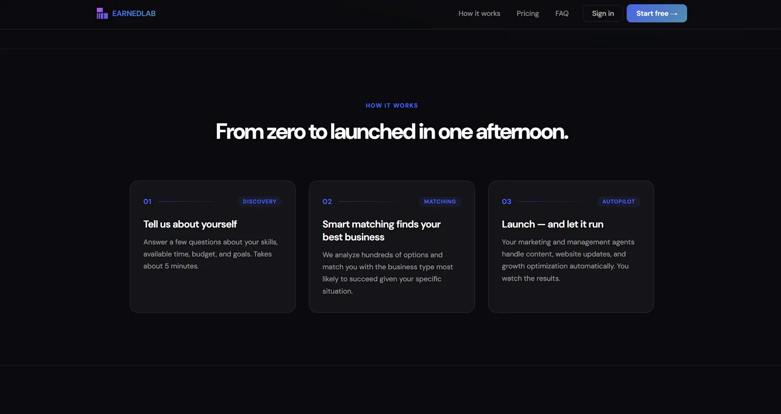 EarnedLab screenshot 2