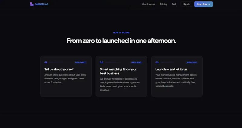 EarnedLab screenshot 2