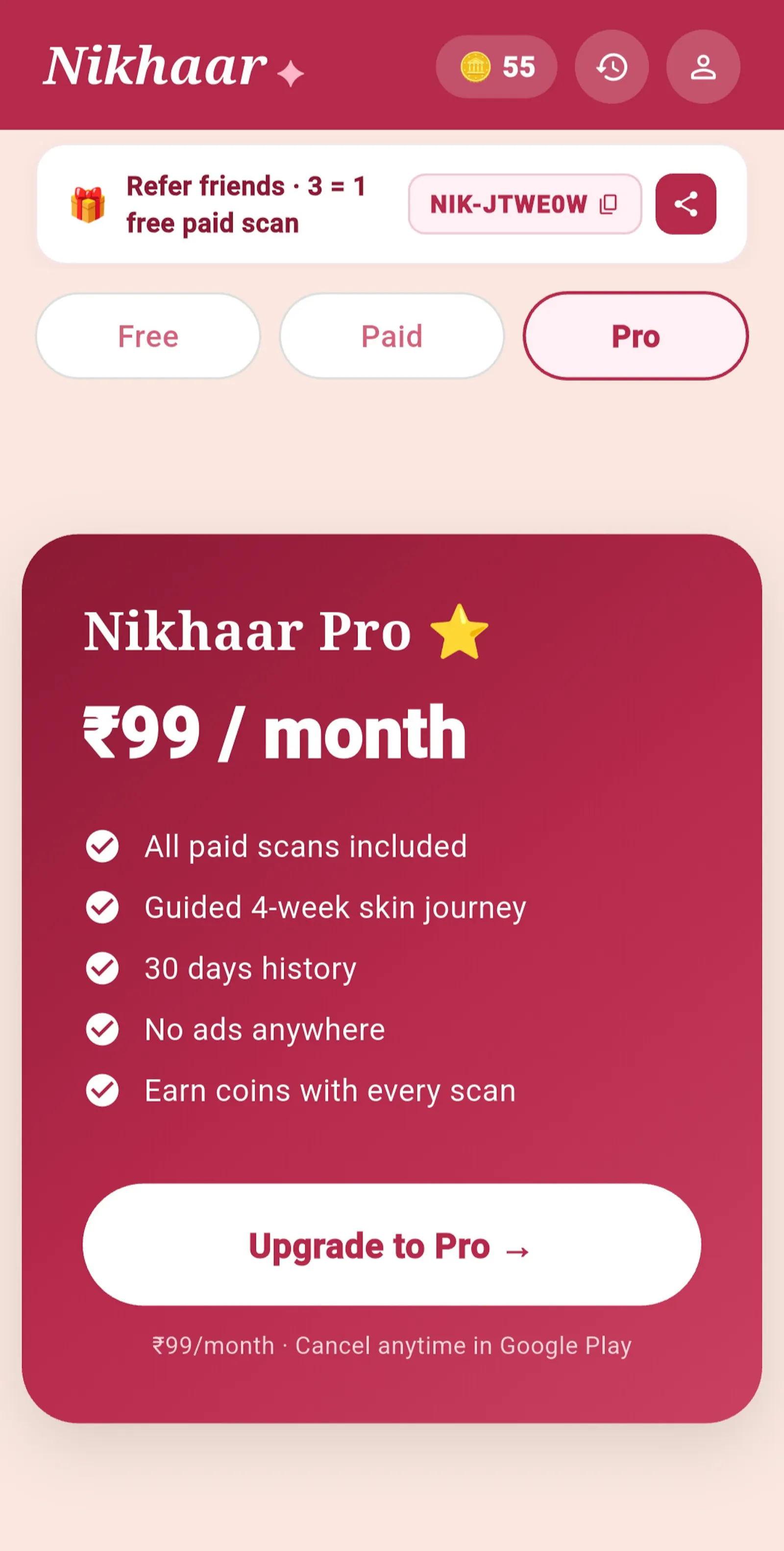 Nikhaar AI: Beauty Scanner screenshot 9