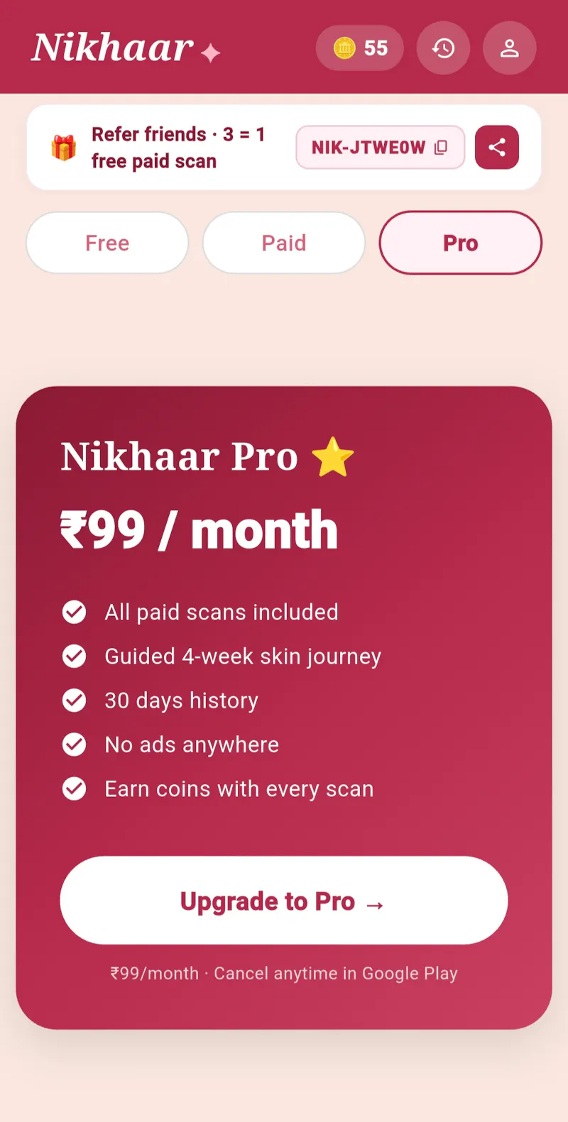 Nikhaar AI: Beauty Scanner screenshot 9