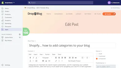 DropInBlog for Shopify gallery image