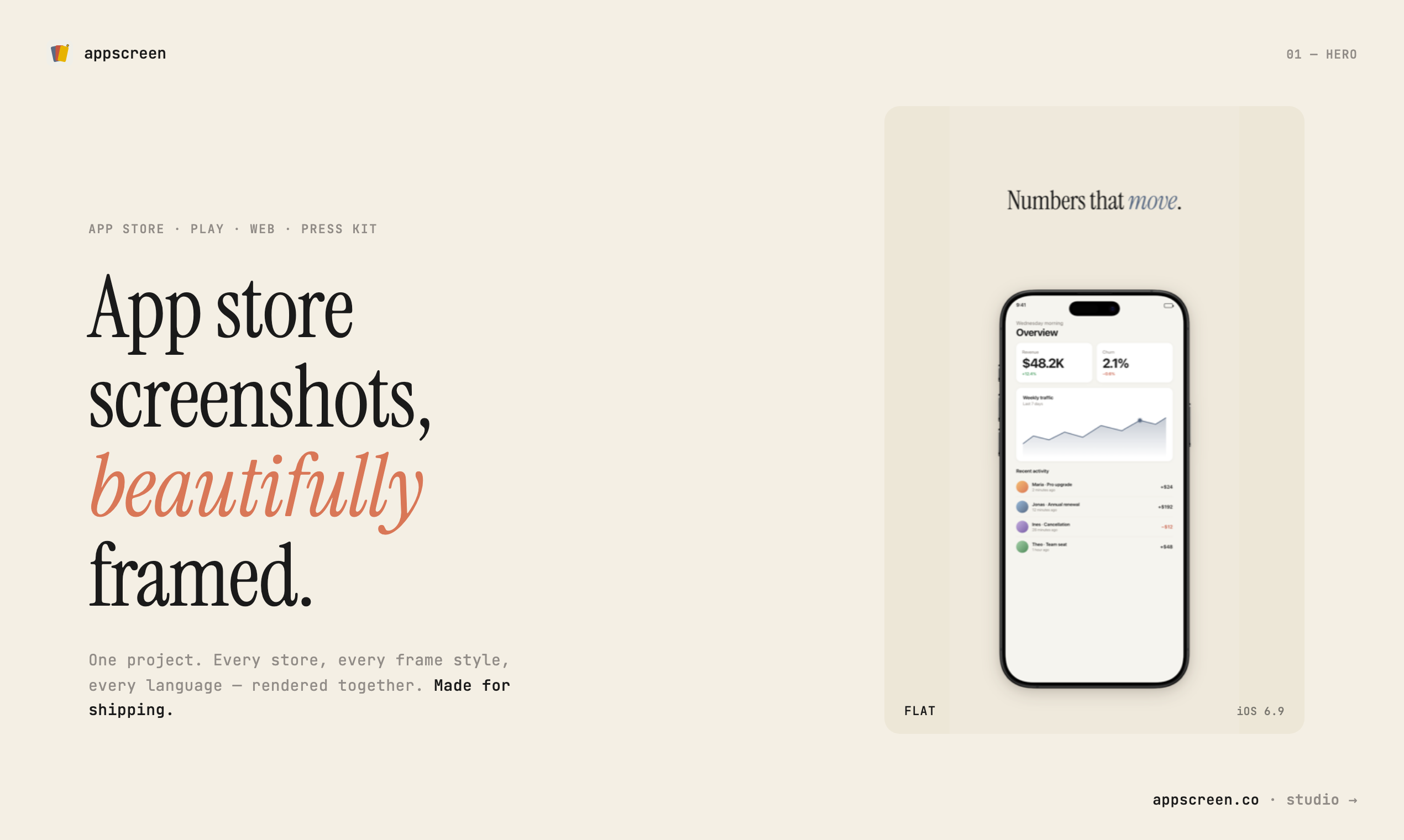 AppScreen.co, Store Screenshot Generator gallery image
