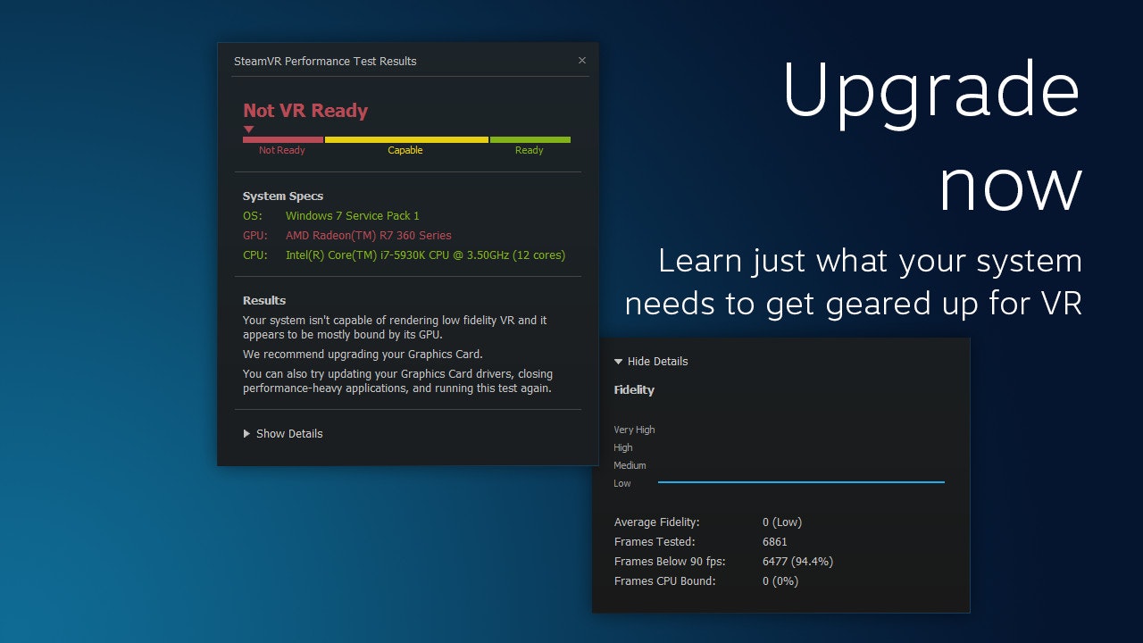 SteamVR Performance Test gallery image
