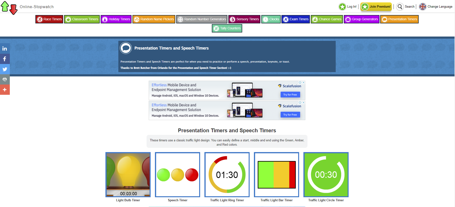 Presentation Timers and Speech Timers gallery image