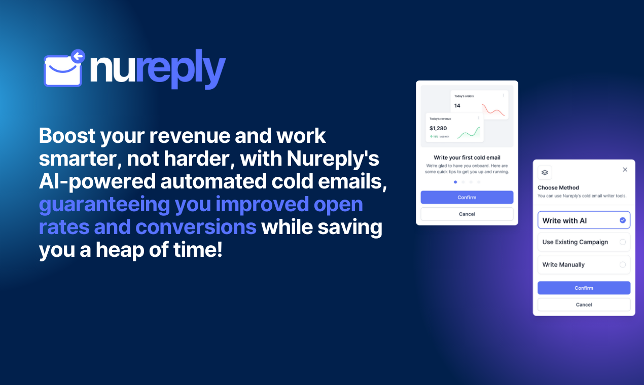 Nureply - AI Powered Cold Outreach gallery image