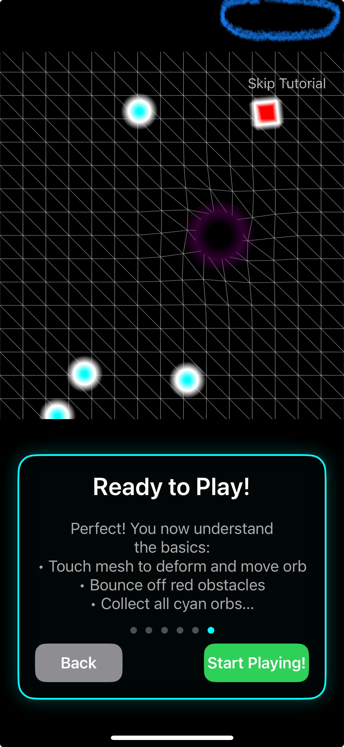 Wavefield Bubble: a new ios game gallery image