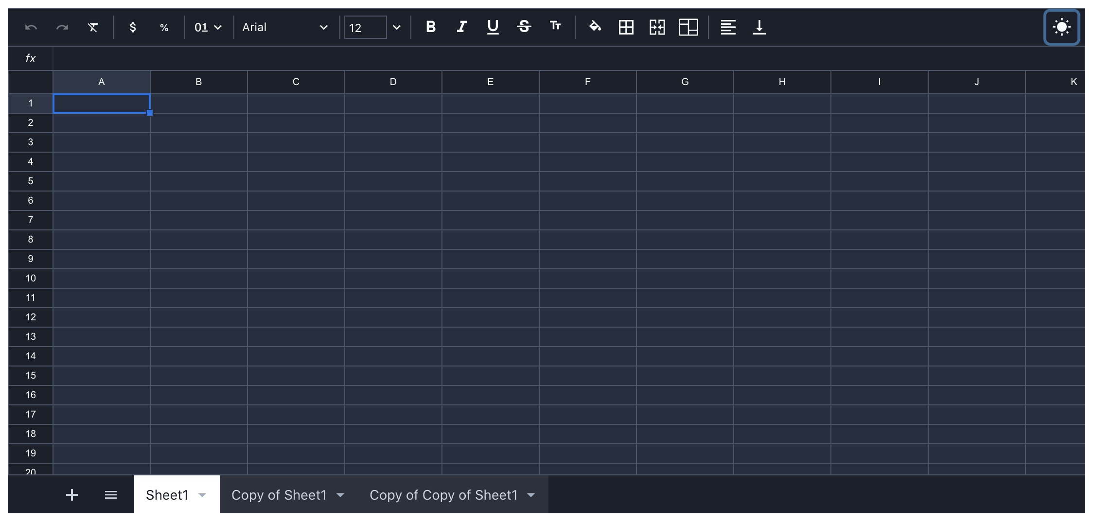 SpreadSheet Grid gallery image