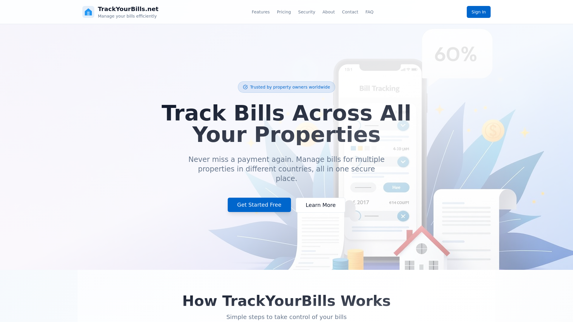 Manage Bills Across All Properties gallery image